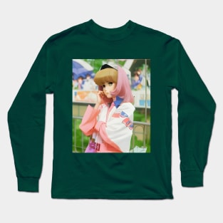 Anime of Beautiful Girl Long Sleeve T-Shirt